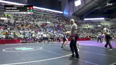 285 lbs Champ. Round 1 - Grady Baker, Bellmont (IN) vs Jacob Reynolds, Garrett High School