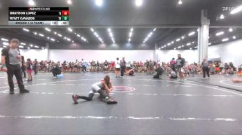 72 lbs Round 1 (8 Team) - Braydon Lopez, Takedown Elite vs Ryatt Cavazos, Top Rank