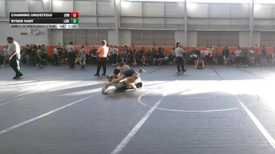 96 lbs Semis & 1st Wrestleback (8 Team) - Ryder Hart, Lake WC vs Channing Uriostegui, CP Wrestling