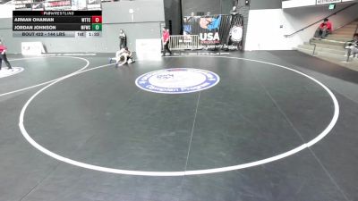 144 lbs Champ. Rd Of 16 - Arman Ohanian, World Team Training Center vs Jordan Johnson, McKinleyville Freestyle Wrestling Club