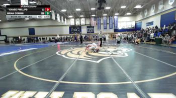 126 lbs Semifinal - Chase Phillips, Barn Brothers vs Brian Corbin, Wyoming Seminary