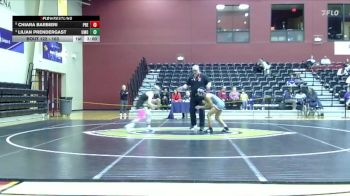 103 lbs Quarterfinal - Chiara Barbieri, Presbyterian vs Lilian Prendergast, Mount Olive