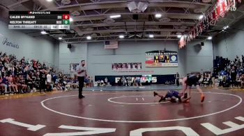 132 lbs Semis & 1st Wb (8 Team) - Kelton Threatt, Desoto Central vs Caleb Myhand, Saltillo High School