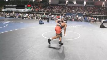 D 3 215 lbs Semifinal - Caleb Preece, Rosepine vs Marcellus Sip, Glen Oaks