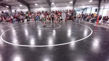 127-133 lbs Round 2 - Adam Cuthrell, Moorcroft vs Rutley Hansen, Burns/Pine Bluffs