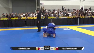 Lucas De Araujo Gomes vs Hayden K Buckner 2025 World Master IBJJF Jiu-Jitsu Championship