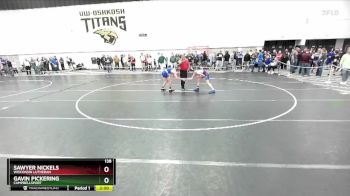 138 lbs Champ. Round 1 - Gavin Pickering, Campbellsport vs Sawyer Nickels, Wisconsin Lutheran