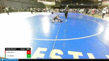 63 lbs Champ. Round 2 - Hudson Wells, Takedown Express Wrestling Club vs Jace Murphy, Cashmere Wrestling Club