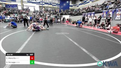 126 lbs Semifinal - Chris Mancilla, Standfast vs Kason Scruggs, Hennessey Takedown Club