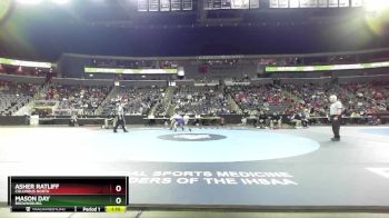 157 lbs Semifinal - Asher Ratliff, Columbus North vs Mason Day, Brownsburg