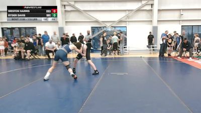 140 lbs Champ. Rd Of 32 - Weston Harris, Oregon vs Ryder Davis, Warrior Wrestling Club
