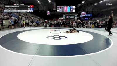 125 lbs Cons. Rd Of 64 - Gabriella Gibson, NC vs Kaliyah Evans, NE