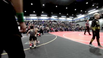 40 lbs Semifinal - Zerek Marin, Woodward Youth Wrestling vs Ryder Hall, Tecumseh Youth Wrestling