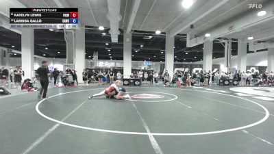 Senior Women Freestyle FS - 76 lbs Cons. Round 3 - Katelyn Lewis, Fox Valley Elite Wrestling Club vs Larissa Gallo, Cardinal WC