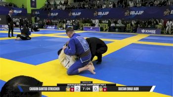 Sultan Emad Jabr vs Carson Santos Streicher 2026 European Jiu-Jitsu IBJJF Championship