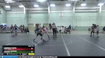 100 lbs Round 6 (8 Team) - Andrew Moro, Terps Xtreme vs Mason Hammel, Ranger WC