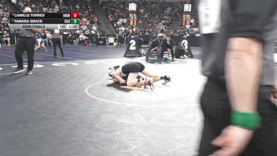 130 lbs Semifinal - Camille Torres, Brawley (SD) vs Tamara Grace, Gilroy (CC)