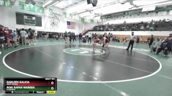 115 lbs Cons. Round 5 - Rori Rapan Warren, La Quinta vs DARLEEN GALICIA, West Covina