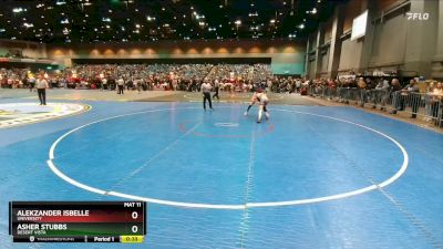 120 lbs Cons. Round 3 - Asher Stubbs, Desert Vista vs Alekzander Isbelle, University