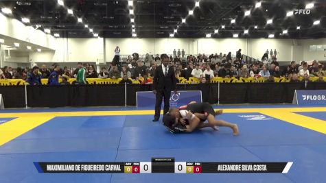 Alexandre Silva Costa vs Maximiliano De Figueiredo Carval 2025 World IBJJF Jiu-Jitsu No-Gi Championship