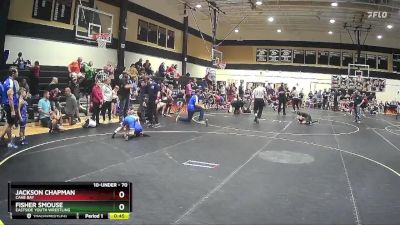 70 lbs Quarterfinal - Jackson Chapman, Cane Bay vs Fisher Smouse, Eastside Youth Wrestling