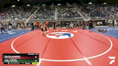 56 lbs Cons. Round 2 - Kael Porter, Wyoming Unattached vs Dalton Bankert, Worland Wrestling Club
