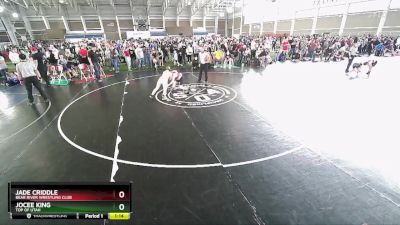 115 lbs Cons. Semi - Jocee King, Top Of Utah vs Jade Criddle, Bear River Wrestling Club