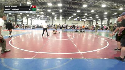 112 lbs Rr Rnd 1 - Blake Ghersi, MF Army MS - MS vs Avery Lipscomb, Mat Warriors Green MS - MS