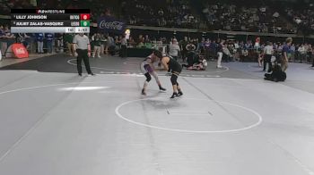 G 114 lbs Quarterfinal - Lilly Johnson, Dutchtown Girls vs Juliet Zalas-Vasquez, Leesville Girls