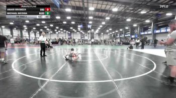 85 lbs Rr Rnd 2 - Amari Brobeck, Buffalo Valley Wrestling Club MS Black vs Michael Nicosia, Mat Assassins Red