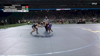 D3-150 lbs 5th Place Match - Mikey Yelding, South Haven vs Martine Wiggins, Shepherd HS