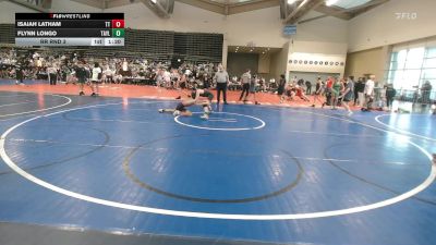 81 lbs Rr Rnd 3 - Isaiah Latham, Team Tugman - MSC vs Flynn Longo, Taylor Hammers - MSC