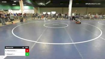 138 lbs Round Of 64 - Beau Mantanona, CA vs Ty Stewart, MA