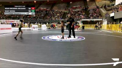 Intermediate Boys - 53 lbs Cons. Round 2 - Falcon McCarney vs Arrow Ballon, Savage House Wrestling Club