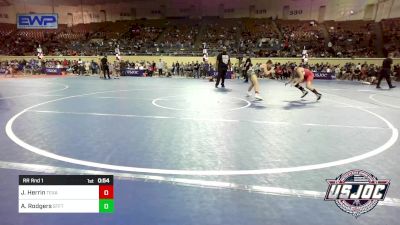 96 lbs Rr Rnd 1 - Jack Herrin, Texas Elite Wrestling vs Ayden Rodgers, Standfast