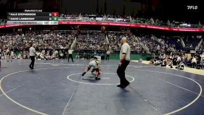 1A 126 lbs 1st Place Match - David Lambright, Eastern Randolph High School vs Kale Stephenson, Swain County High School