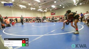 100 lbs Final - BaJon Gunter, Prodigy NDT vs Keaton Dietz, Cowboy Elite Orange