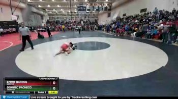 106 Boys Champ. Round 2 - Dominic Pacheco, Thorton vs Emmit Barros, Denver