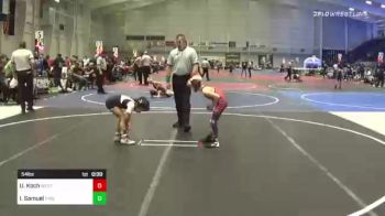 54 lbs 5th Place - Urijah Koch, Western Slope Elite vs Iyla Samuel, Pride WC