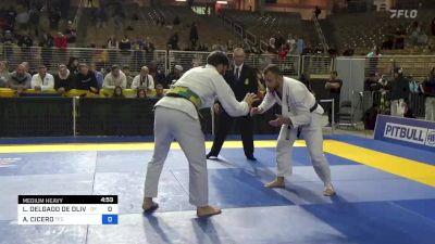 LEONARDO DELGADO DE OLIVEIRA vs ANGEL CICERO 2024 Pan Jiu Jitsu IBJJF Championship
