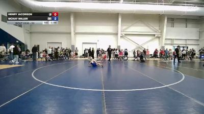 53 lbs Cons. Round 2 - Henry Jacobson, Laker Wrestling vs McKay Miller, Shootbox Wrestling Club