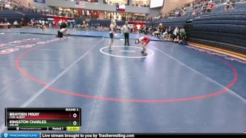 120 lbs Round 2 - Brayden Mixay, Carl Albert vs Kingston Charles, Airline