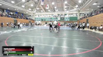 113 lbs Champ. Round 1 - Matix Ramos, Vista Murrieta vs Jose Delgado, Lakeside