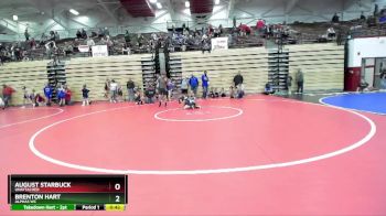 76-84 lbs Round 1 - Brenton Hart, Alphas WC vs August Starbuck, Unattached