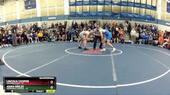 157 lbs Quarters & Wb (16 Team) - Aiden Briles, Greenfield Central vs Lincoln Cooper, Columbus East