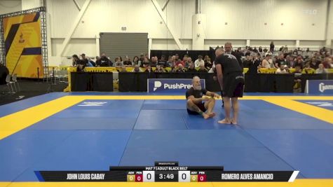 Romero Alves Amancio vs John Louis Cabay 2025 World IBJJF Jiu-Jitsu No-Gi Championship