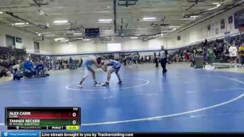 132 lbs Cons. Round 3 - Tanner Becker, St. Michael-Albertville vs Alex Carik, Blaine