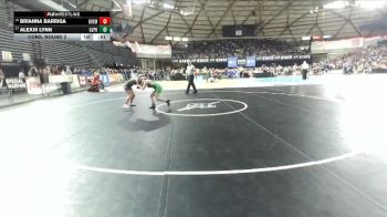 Girls 2A 115 lbs Cons. Round 2 - Brianna Barriga, Grandview (Girls) vs Alexis Lynn, Clover Park (Girls)