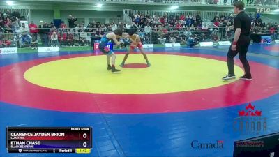 51kg 1st Place Match - Clarence Jayden Brion, Coast WA vs Ethan Chase, Black Bears WC