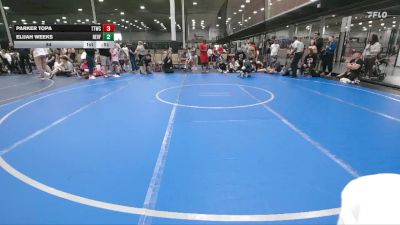84 lbs Round 5 (6 Team) - Elijah Weeks, Revival Freeze vs Parker Topa, Team Tugman WC